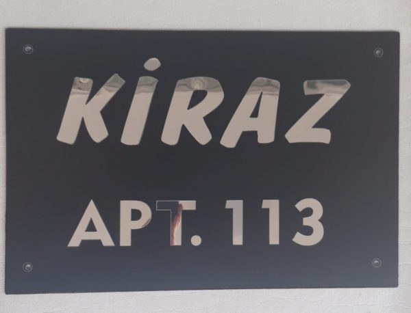 Kapı Tabelası 20